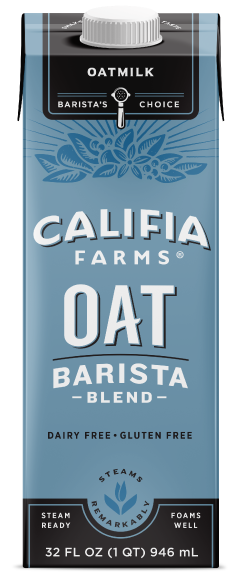 Picture of Califia Farms Oat Barista Blend. Click to navigate to Barista Blend Category page.